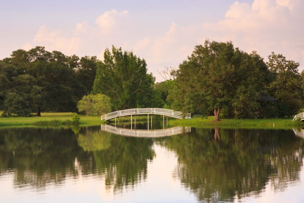 blisswood enchanted lake bridge